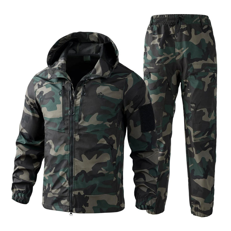 Men Waterproof Workwear Hiking Training Suit