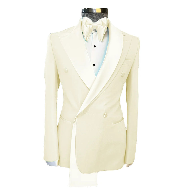 Men tuxedo blazer wedding suit peak lapel