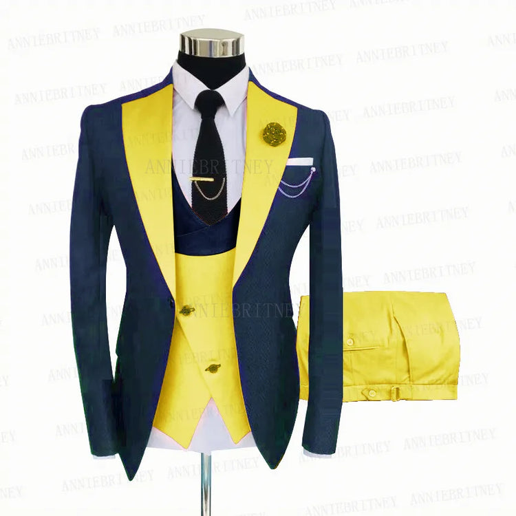 Custom Gray Wedding Suit Men Tuxedo Coat