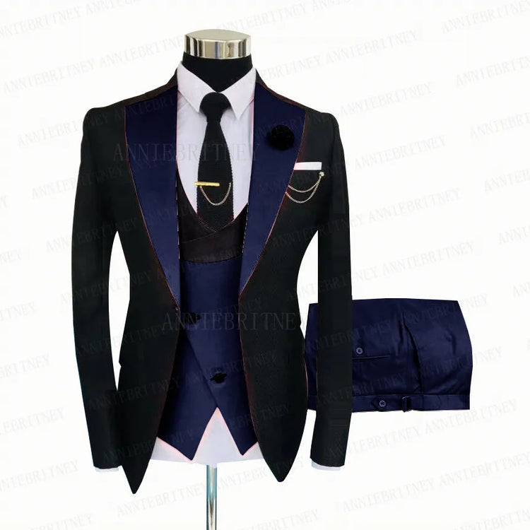 Custom Gray Wedding Suit Men Tuxedo Coat
