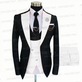 Custom Gray Wedding Suit Men Tuxedo Coat