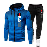 Mens Fleece Hoodie Sweatpants Tracksuit