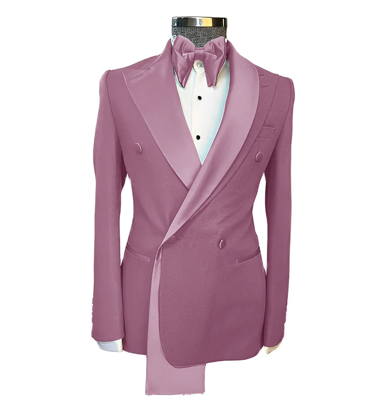 Men tuxedo blazer wedding suit peak lapel