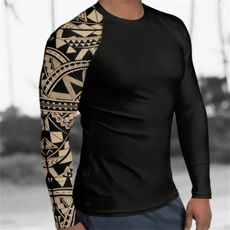 Unisex UV Surf Rash Guard Swim Shirt Top