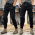 Cargo Pants for Mens Elastic Casual Trousers