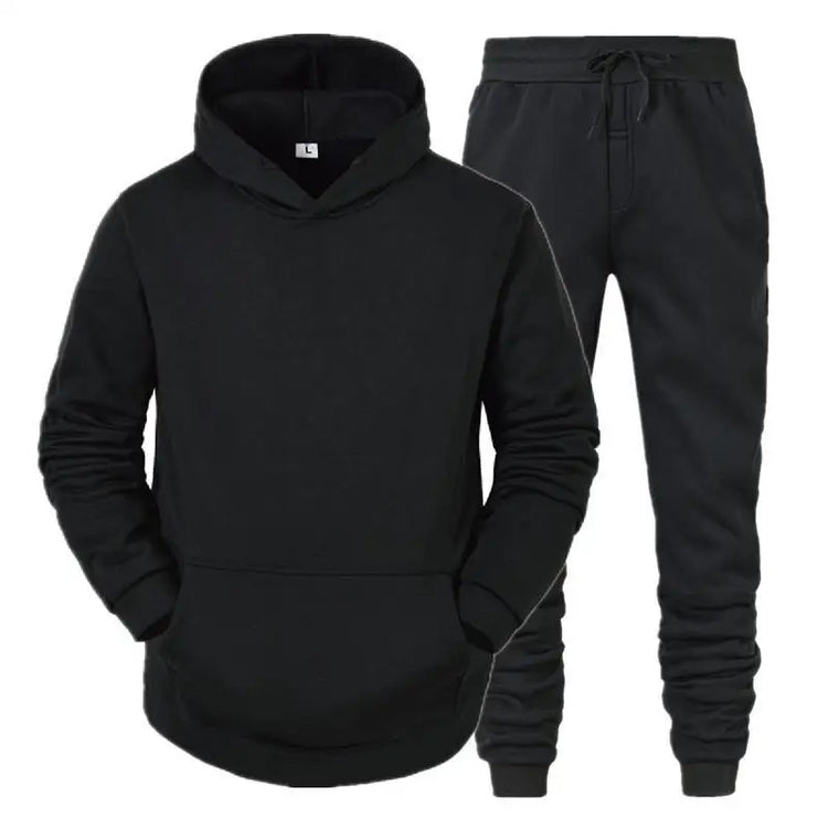 Mens Sportswear Hoodie Pants Tracksuit Set