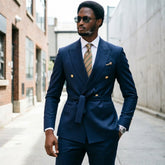 Green Double Breasted Mens Wedding Suit Tuxedo