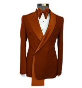 Men tuxedo blazer wedding suit peak lapel