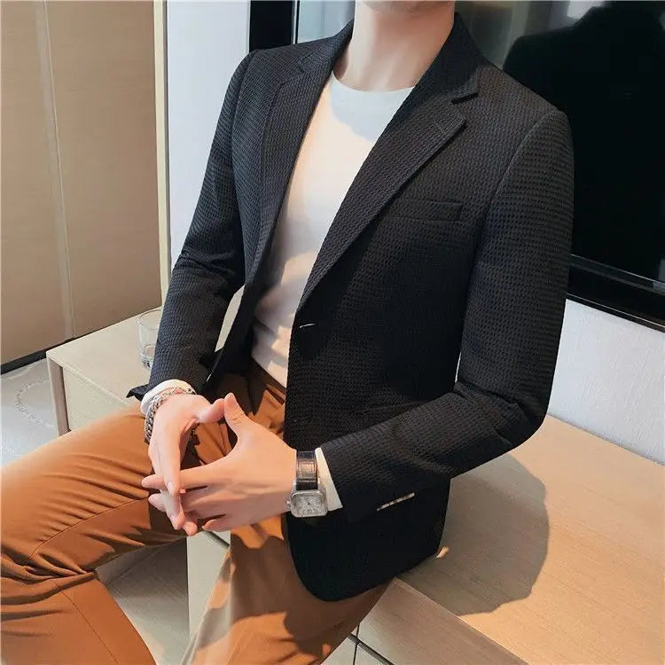 Man Suits and Blazers White Business Coats 