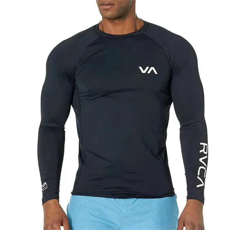 Unisex UV Surf Rash Guard Swim Shirt Top