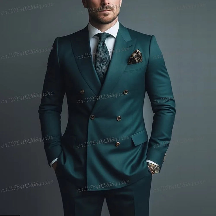 Pink Groom Wedding Tuxedo Suit 2025 Male