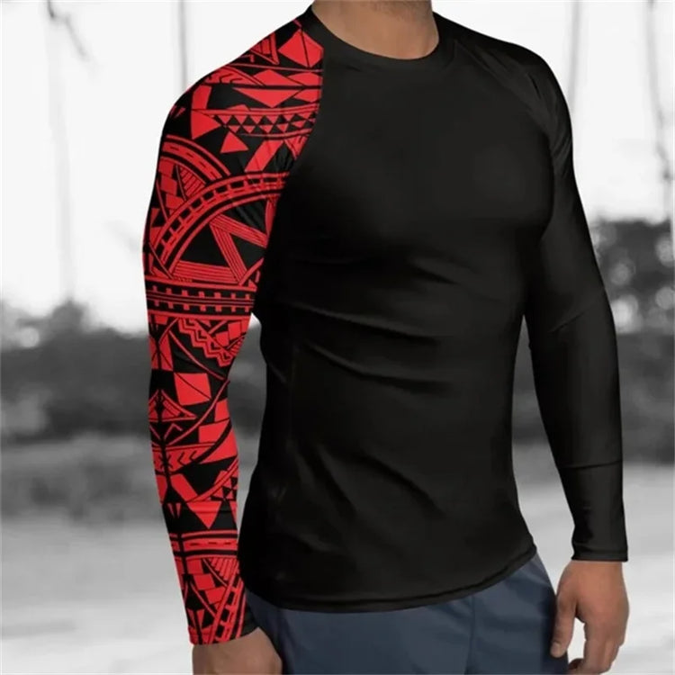 Unisex UV Surf Rash Guard Swim Shirt Top