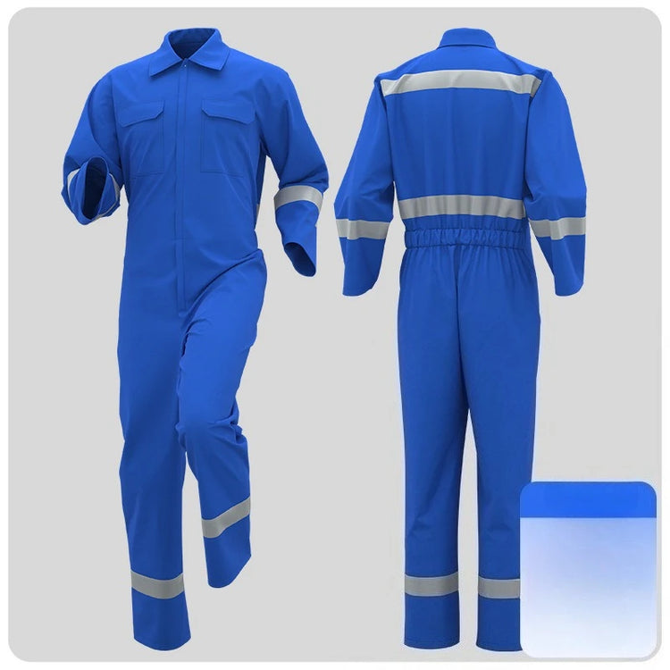 Mens Reflective Work Overalls Safety Suit