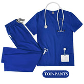 Unisex Medical Scrubs Uniform Set