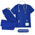 Unisex Medical Scrubs Uniform Set