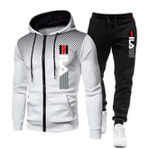 Mens Fleece Hoodie Sweatpants Tracksuit