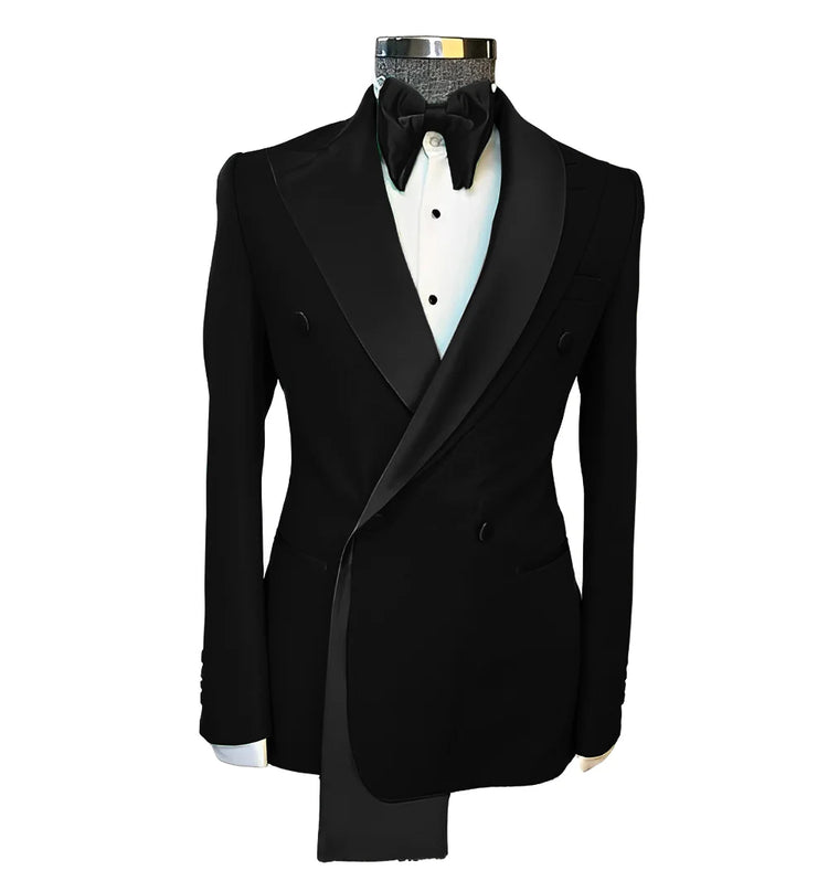 Men tuxedo blazer wedding suit peak lapel