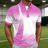 Mens Golf 3D Print Breathable Polo Shirt Wear