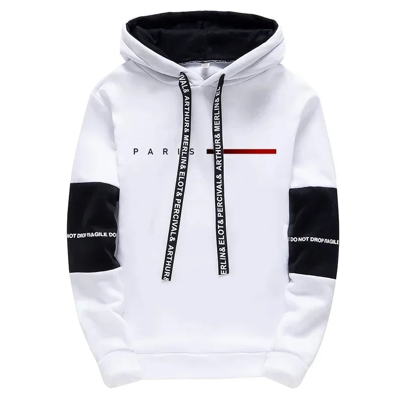 Men Hooded Sweatshirt Sweatpants Streetwear Casual Tracksuit
