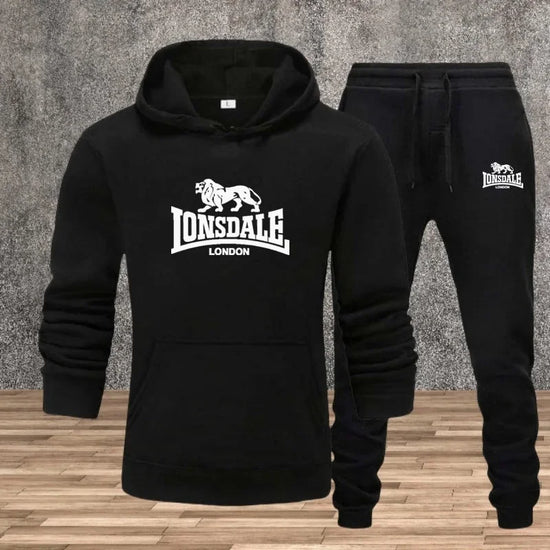 Mens Hoodie Sweatpants Casual Tracksuit Set
