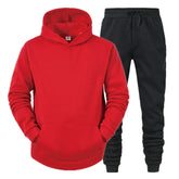 Mens Sportswear Hoodie Pants Tracksuit Set