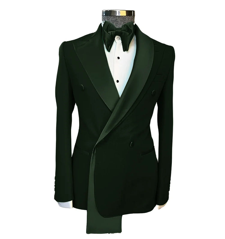 Men tuxedo blazer wedding suit peak lapel