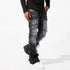 Mens Slim Fit Tassel Denim Trousers