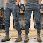 Cargo Pants for Mens Elastic Casual Trousers