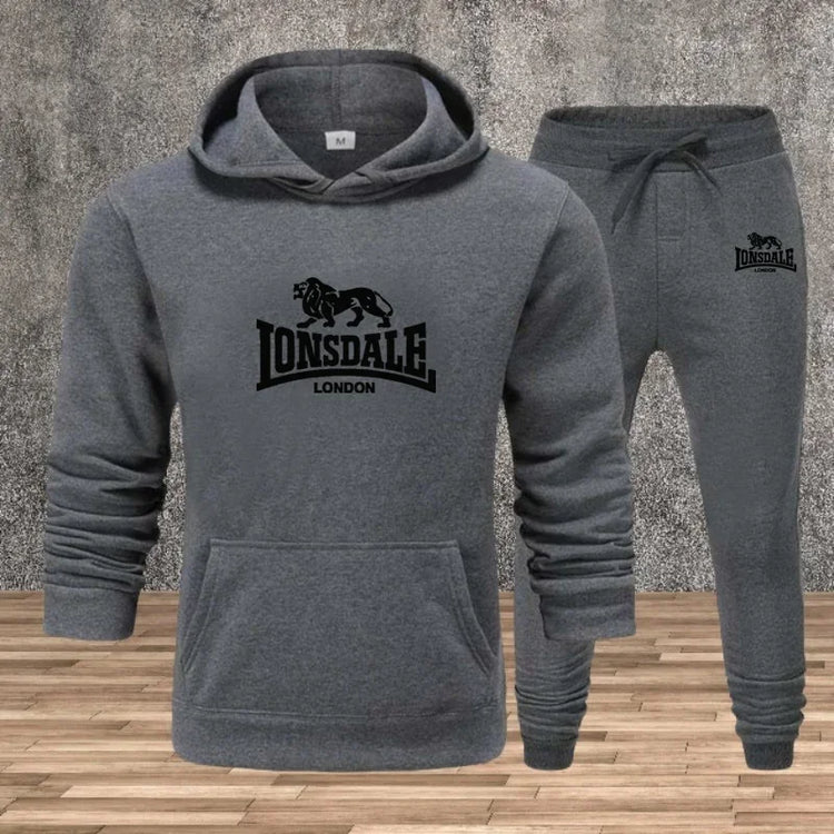 Mens Hoodie Sweatpants Casual Tracksuit Set