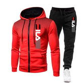 Mens Fleece Hoodie Sweatpants Tracksuit