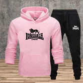 Mens Hoodie Sweatpants Casual Tracksuit Set