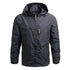 Men Tactical Waterproof Hooded Jacket 