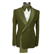 Men tuxedo blazer wedding suit peak lapel