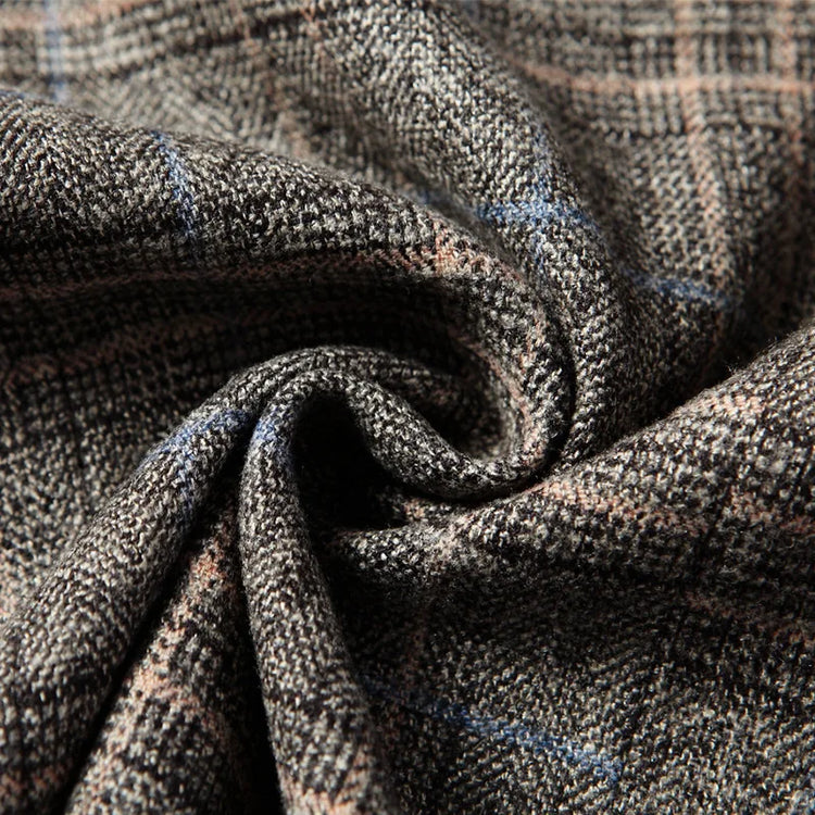 Striped Mens Blazer Casual Business Coat