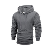 Mens Fleece Pullover Winter Hoodie Coat