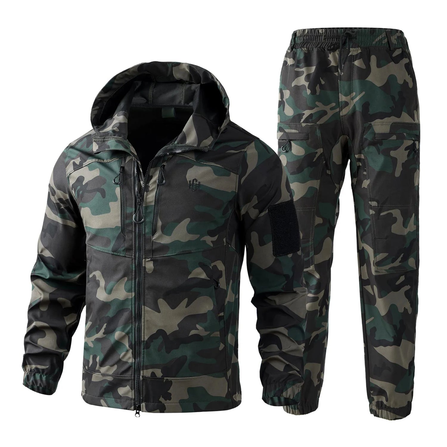 Men Waterproof Workwear Hiking Training Suit