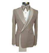 Men tuxedo blazer wedding suit peak lapel
