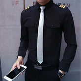 Pilot Uniform Shirt for Men and Women