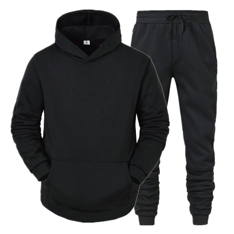 Mens Sportswear Hoodie Pants Tracksuit Set