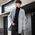 Men Wool Fleece Winter Tuxedo Coat Jacket