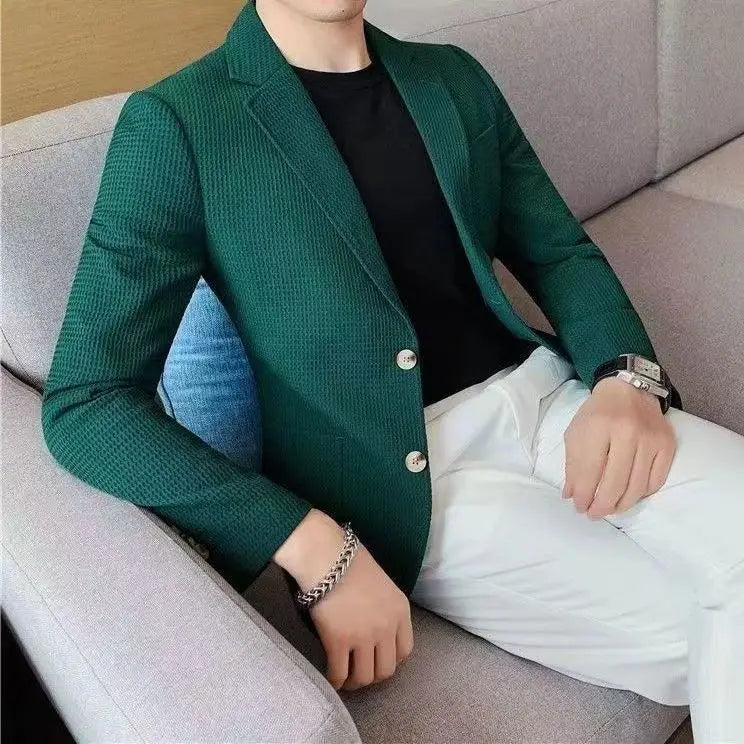Man Suits and Blazers White Business Coats 