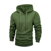 Mens Fleece Pullover Winter Hoodie Coat