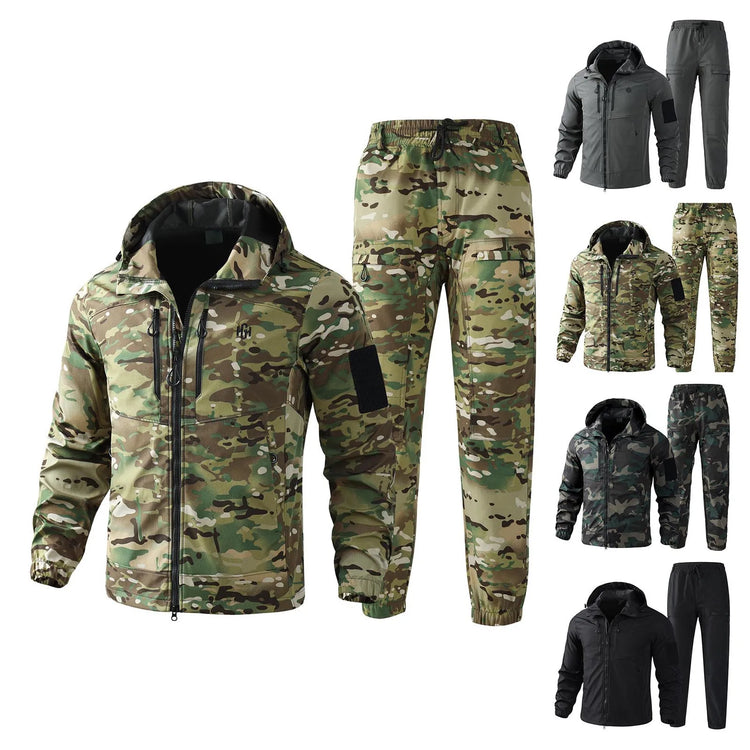 Men Waterproof Workwear Hiking Training Suit