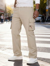 Men Cargo Pants Casual Multi Pocket Hiking Trouser