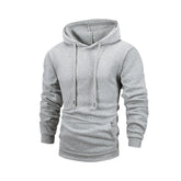 Mens Fleece Pullover Winter Hoodie Coat