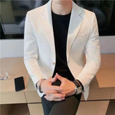 Man Suits and Blazers White Business Coats 