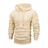 Mens Fleece Pullover Winter Hoodie Coat