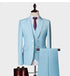 Men Slim Fit Luxury 3 Piece Wedding Suit Set Mens