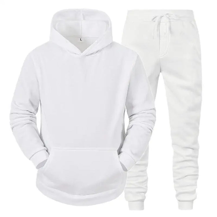 Mens Sportswear Hoodie Pants Tracksuit Set