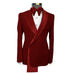Men tuxedo blazer wedding suit peak lapel